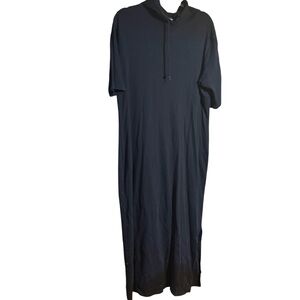 Ralph Lauren 100% cotton hooded navy blue hooded dress 2x